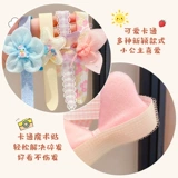 Детская милая челка, повязка на голову, ободок на липучке, аксессуар для волос с бантиком, шпильки для волос