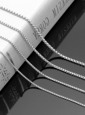 钛钢吊坠男女潮流配饰品珍珠链