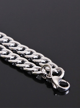 发型师钛钢日韩项链个性同