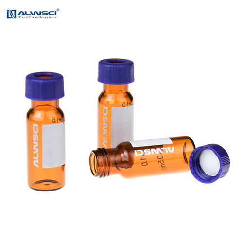 特价包邮ALWSCI进样瓶整套2mL9-425透明棕色螺纹样品瓶含盖垫 - 图2