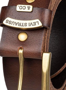Levi's李维斯男款休闲牛皮皮带