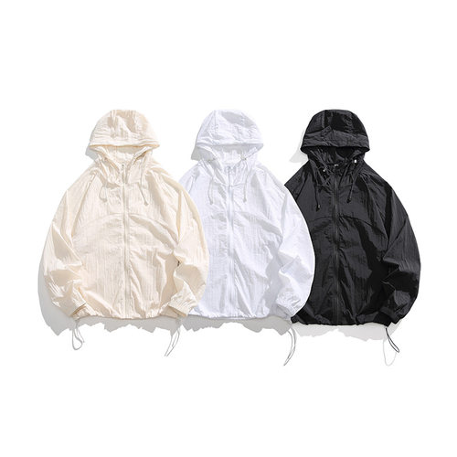 进口三防科技防晒衣男防水夏季轻薄冰丝透气户外防晒服男女同款 - 图0