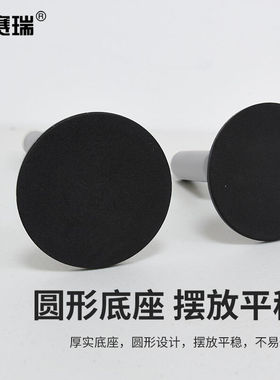 安赛瑞铁艺蜡烛台停电应急蜡烛托架烛台摆件蜡烛道具白色大号3108