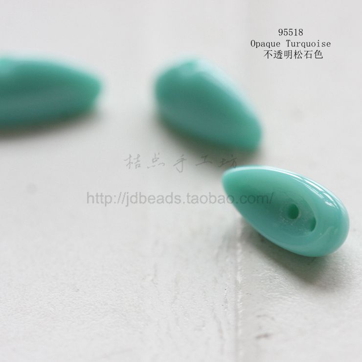 DIY配件捷克进口花瓣双孔珠Preciosa Chilli Beads 4*11mm(955) - 图2