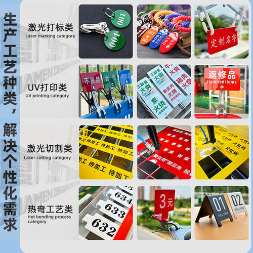 麻辣烫菜品标签牌不锈钢夹子价格牌号牌夹蘸料小料菜名展示牌定制 - 图1