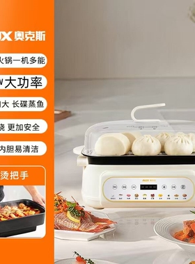 奥克斯分体式电蒸锅大容量可拆洗