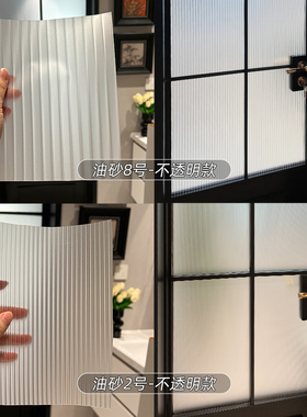 超白光学长虹玻璃贴膜推拉门厨房