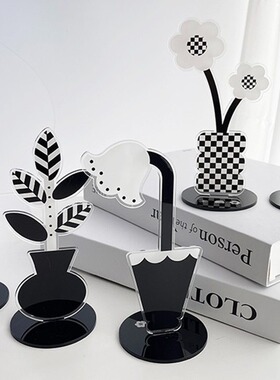 亚克力韩版创意桌面花朵装饰摆件