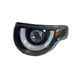 ໄຟ​ຫົວ​ລົດ​ສີ່​ລໍ້​ໄຟ​ຟ້າ Grille taillight ເອ​ກະ​ສານ​ໂລ​ຫະ​ແກ້ວ​