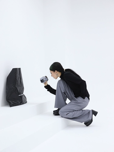 Mei 伢 Fuzzykon осень и зимняя толщина, растяжение и падение прямых наклонных линий труб