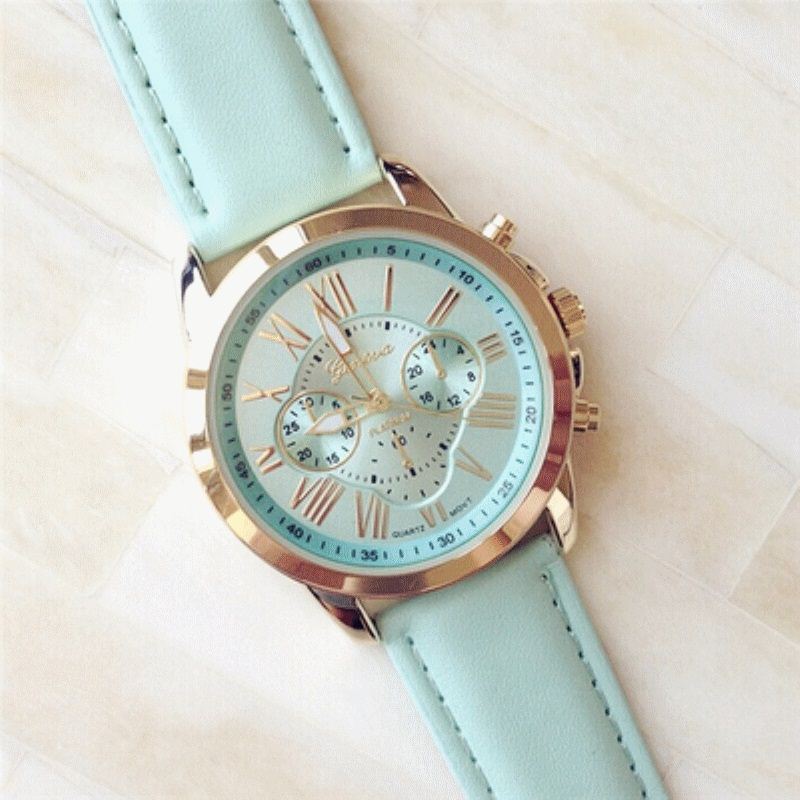 women Quartz Watches ladies Leather Young girl watch 手表女 - 图2