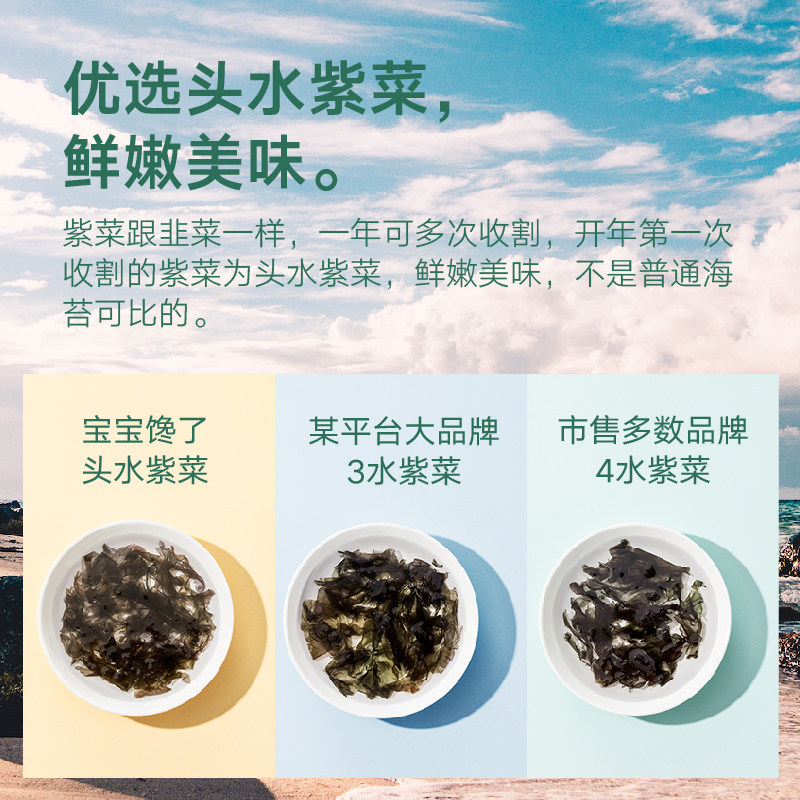 宝宝馋了宝宝辅食食材芝麻6海苔 宝宝馋了海苔