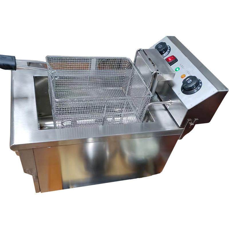 油炸商用电炸炉不锈钢油炸油条机薯条机电扒炉电热台式单缸炸炉,淘宝优惠券,粉丝福利购,淘宝优惠卷