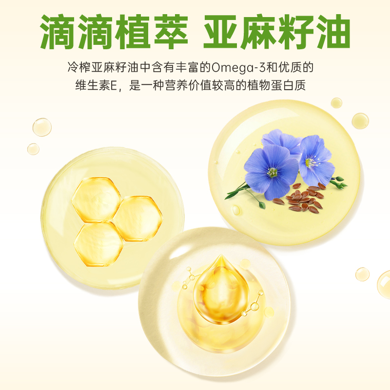 jacolife纯亚循环宝亚麻籽油胶囊含omega3补充营养冷榨有机认证 - 图2