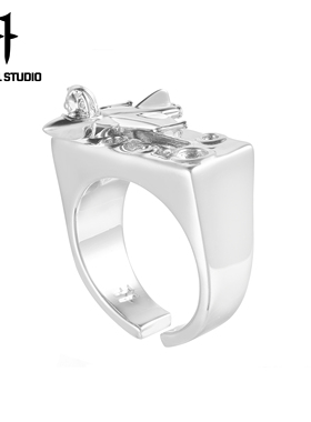 horm1星球陨石坑戒指开口个性ins