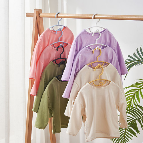 家用衣柜衣服收纳分层神器可叠挂衣架多层裤子整理大师空间利用 - 图1