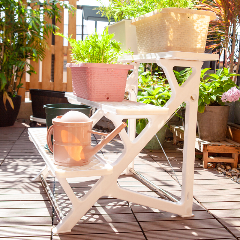 花架子置物架阳台多层落地式花盆架多肉绿萝植物塑料简约摆花架子,淘宝优惠券,粉丝福利购,淘宝优惠卷