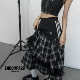 Adidas Clover Remake patchwork plaid skirt Jerseychic ENCOMPASS