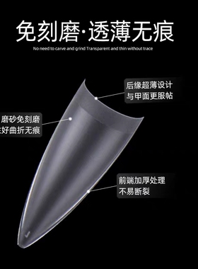 睫丽雅超薄无痕美甲贴片
