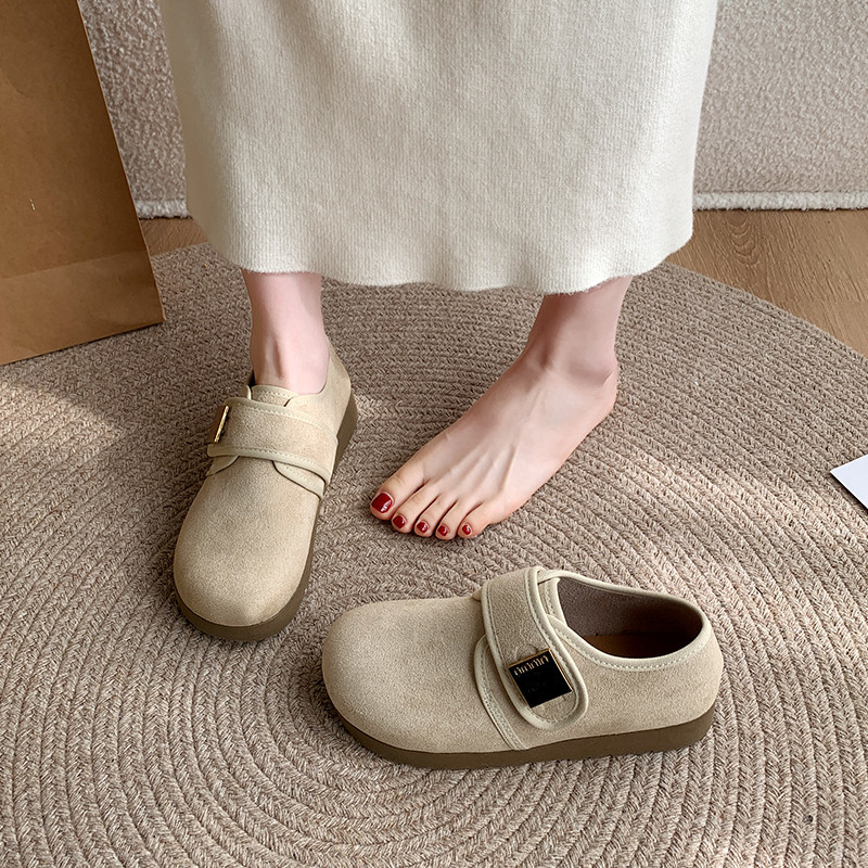全包勃肯鞋女魔术贴一脚蹬懒人鞋2026新款春季百搭休闲鞋软底单鞋,淘宝优惠券,粉丝福利购,淘宝优惠卷