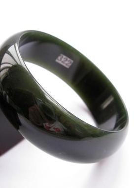 青玉青玉扁条内径手镯