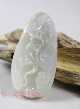 白玉白玉龙腾盛世把件