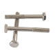 201 stainless steel outer hexagon bolt half-tip screw