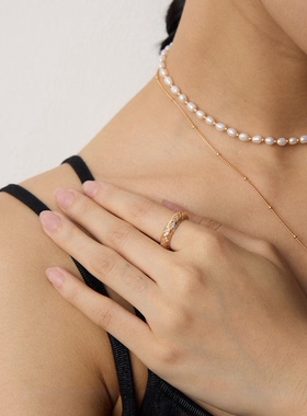 S925银复古锆石戒指女小众设计巴洛克宫廷风高级感轻奢仙女尾戒