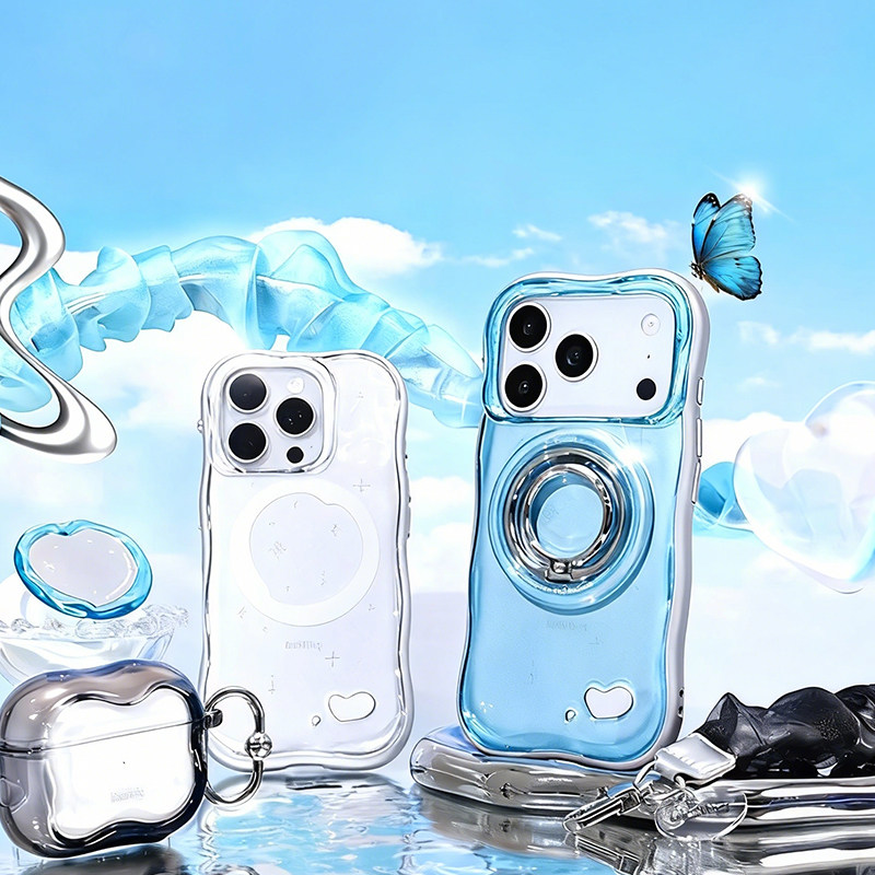 iFace爱心镜子气囊磁吸手机支架指环扣防BeBing系列丢失脱落可旋转简约百搭防摔男女通用适用于苹果手机桌面,淘宝优惠券,粉丝福利购,淘宝优惠卷