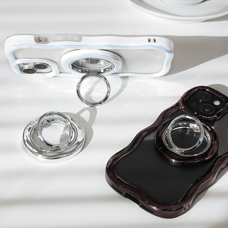 iFace爱心镜子气囊磁吸手机支架指环扣防BeBing系列丢失脱落可旋转简约百搭防摔男女通用适用于苹果手机桌面,淘宝优惠券,粉丝福利购,淘宝优惠卷