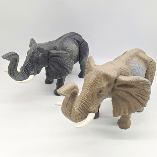 儿童电动仿真动物大象模型灯光可动会走动叫声益智认知玩具礼物