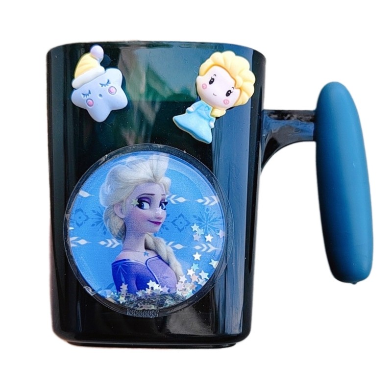 爱莎公主漱口杯Elsa洗漱杯把手水杯女童流沙儿童牙杯冰雪奇缘牙缸,淘宝优惠券,粉丝福利购,淘宝优惠卷