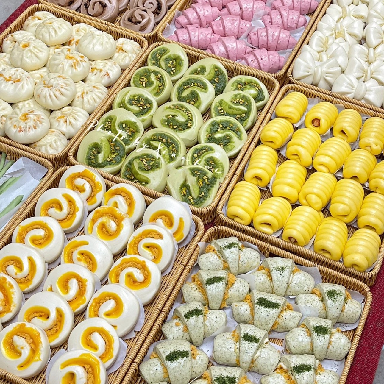 新中式馒头教程花样国潮中式馒头配方卡通果蔬包花卷小吃制作技术,淘宝优惠券,粉丝福利购,淘宝优惠卷