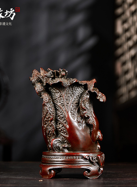 徐红军纯紫铜摆件全铜摆件家居室内办公区饰品纯手工工艺品送礼