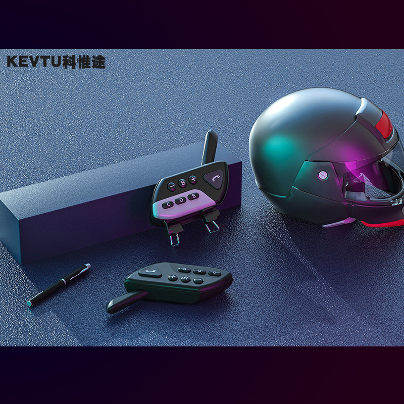 科惟途k5摩托车头盔蓝牙耳机内置骑行无线对讲机全盔专用一体式-图2