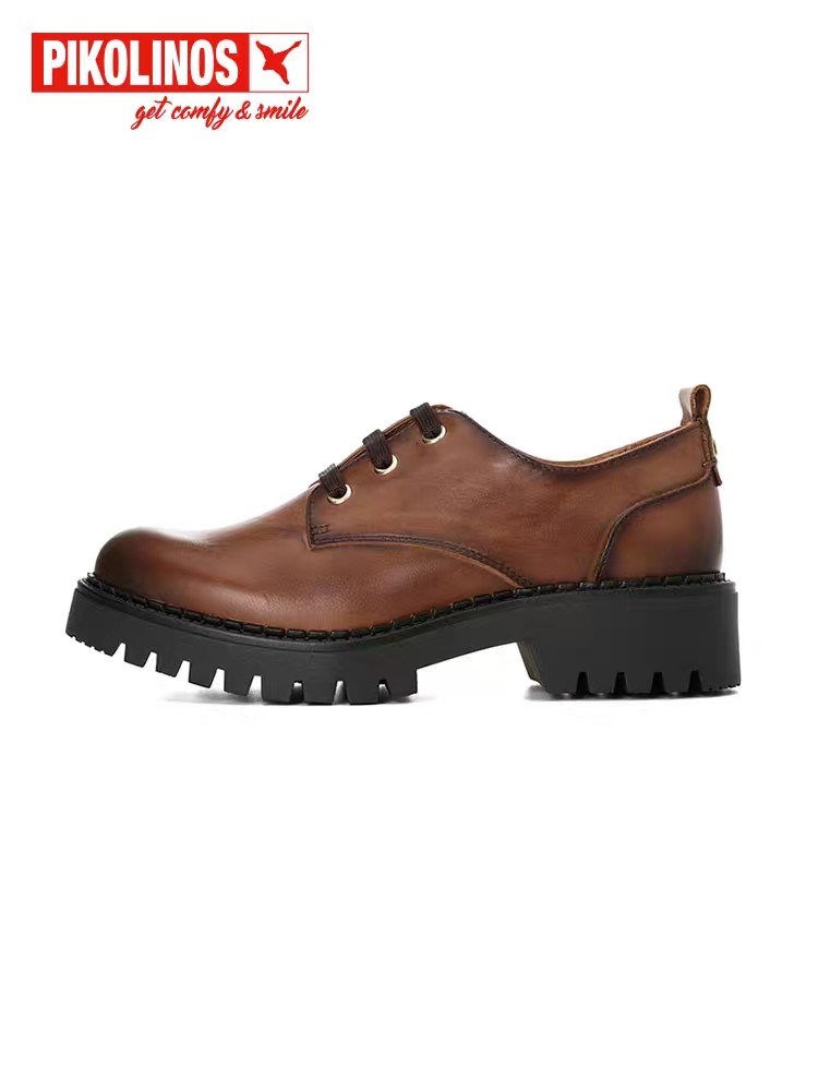 Pikolinos派高雁秋季新品牛皮深口圆头粗跟通勤单鞋PL230501,淘宝优惠券,粉丝福利购,淘宝优惠卷