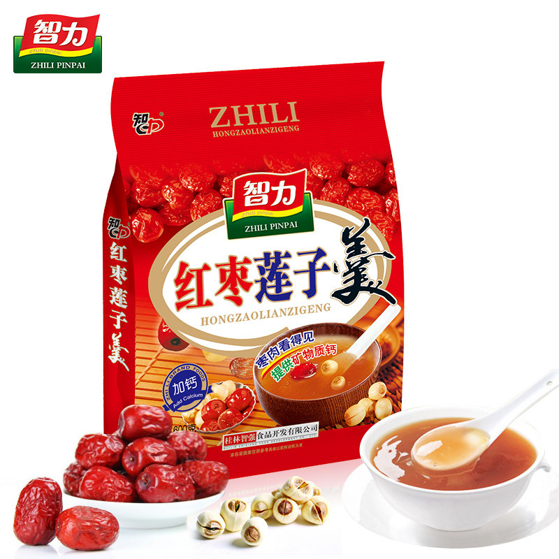 智力红枣莲子羹600g即食速溶代餐粉 福恩泽食品藕粉