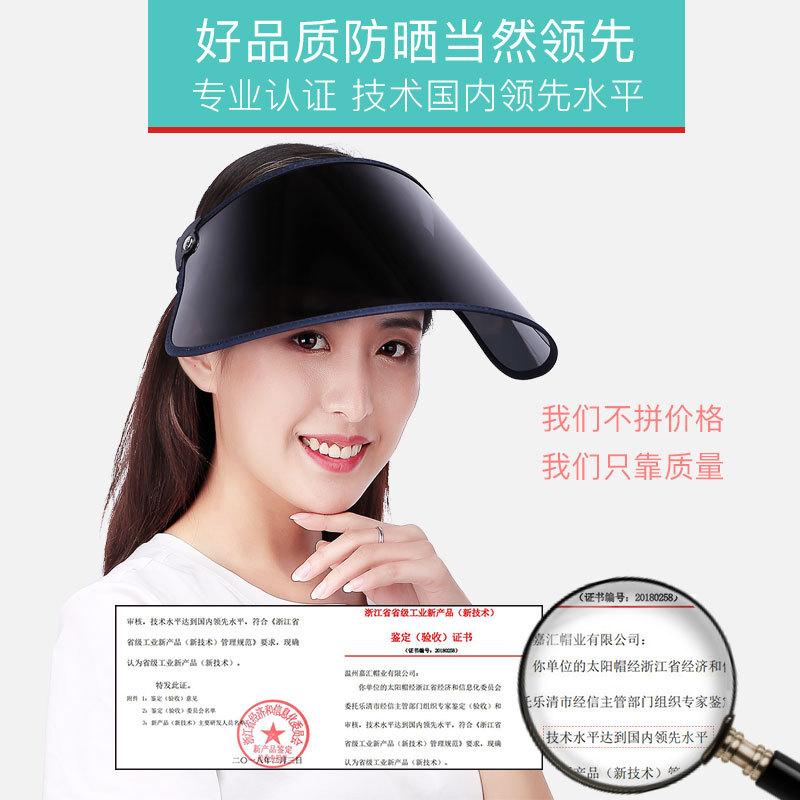 Sunshade hat female sunscreen ultraviolet ray outdoor cycling cover face big eaves eye protection anti droplet mask sun hat