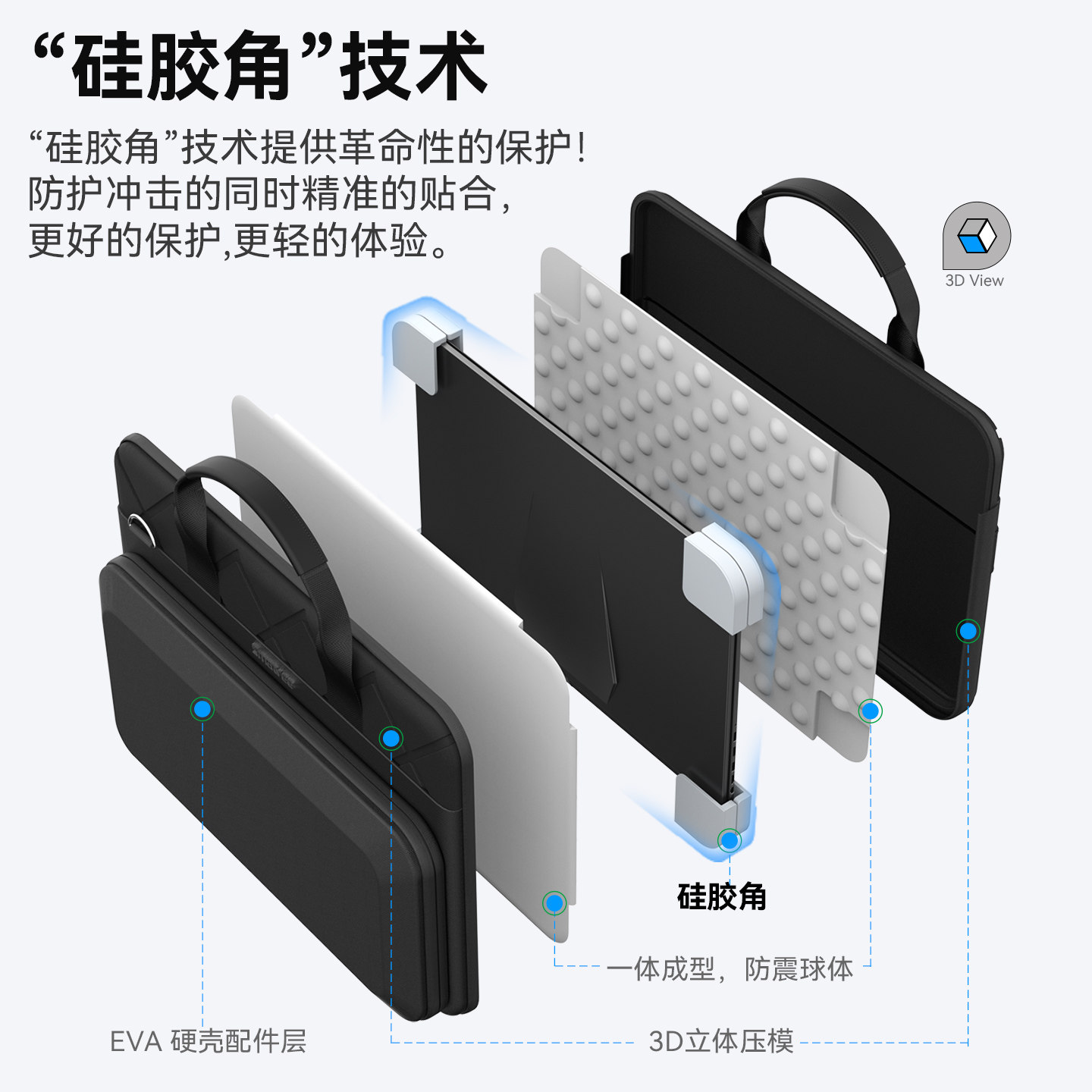 Smatree适用联想lenovo华为苹果华硕13/14/15/16/17/18英寸通勤大容量防震保护男游戏本笔记本电脑公文手提包