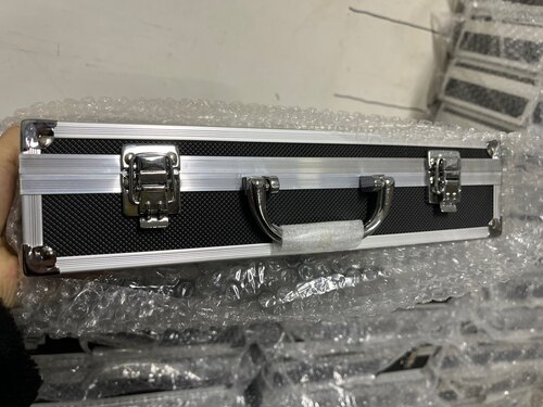 2只无线话筒铝箱子两支装麦克风铝箱保护箱话筒盒子KTV包房工具箱 - 图2