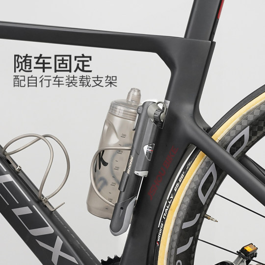 Mini portable air pump for bicycle use