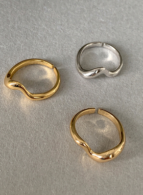 立体缠绕开口戒指MARYMEACCS925