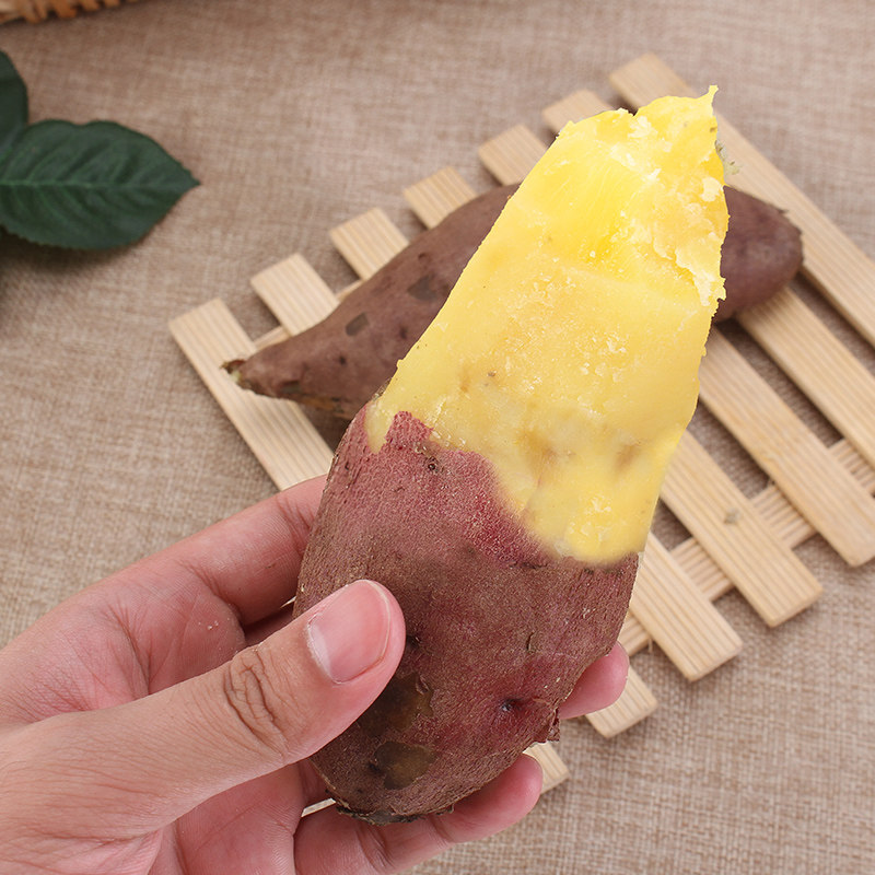 海南澄迈桥头富硒金手指薯新鲜红薯 青穗番薯