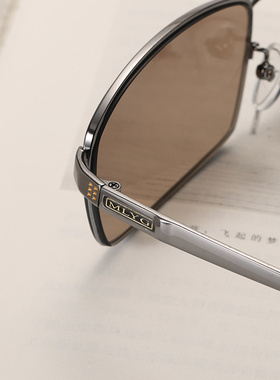 晶40天然男士太阳眼镜