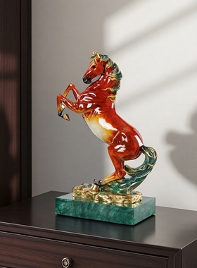 马到成功摆件大跃马公司开业贺礼