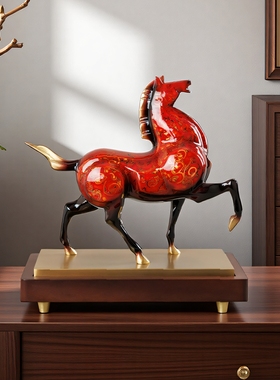 马到成功铜马摆件乔迁开业贺礼