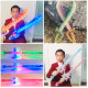 World Crystal Children's Glowing Diamond Night Market Mosaic Game Toys Checkered Swords Voice Men's Gift Phantom
