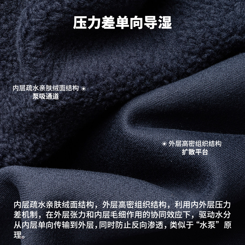 流汗不留汗！加绒连帽卫衣卫裤男压力差单向导湿速干排汗-ZT1252,淘宝优惠券,粉丝福利购,淘宝优惠卷