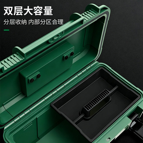 五金工具箱工业级家用多功能收纳箱防水箱加厚收纳盒电工车载维修 - 图2