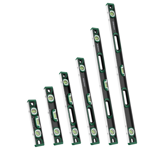 保联专业级实心铸铝水平尺多功能高精度平衡尺防摔带强磁加厚靠尺 - 图3